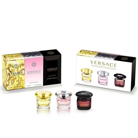 versace perfume miniatures collection|superdrug Versace mini trio.